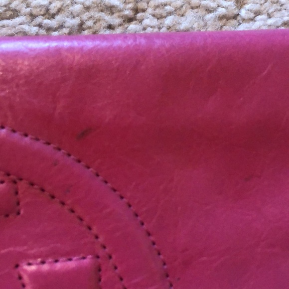 Raspberry Tory Burch Clutch - Picture 9 of 11